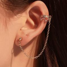 Серьги в форме короны 1шт Shein
