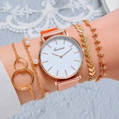 Белый Повседневный Часы Shein