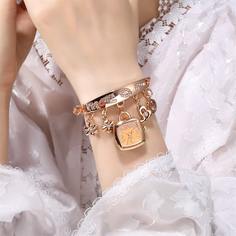 Золотистый Повседневный Часы Shein