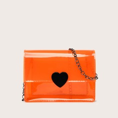 На цепочке Сердечко Стильный Сумка через плечо Shein
