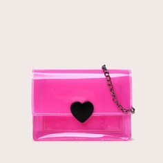 На цепочке Сердечко Стильный Сумка через плечо Shein