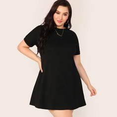 Платье С Коротким Рукавом Размера Плюс Shein
