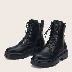 Минималистские ботинки на шнурках Shein