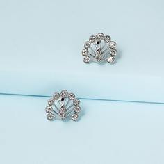 Серьги-гвоздики в животной форме со стразами Shein