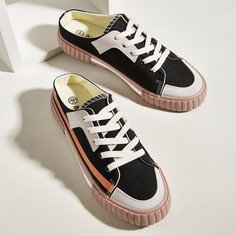 Холщовые туфли на шнурках Shein