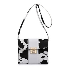 Сумка через плечо с коровьим узором Shein