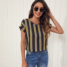 Топ в полоску Shein