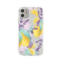 Прозрачный чехол для iPhone с принтом лимона Shein