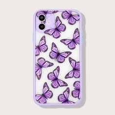 Чехол для iPhone с принтом бабочки Shein