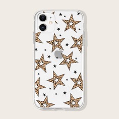 Чехол для iPhone с принтом звезды Shein