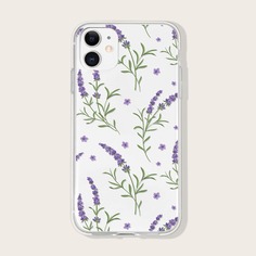 Чехол для iPhone с принтом растений Shein