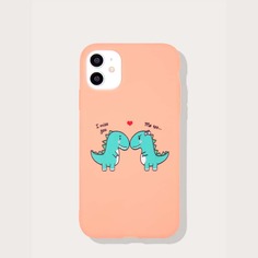 Чехол для iPhone с мультипликационным принтом Shein