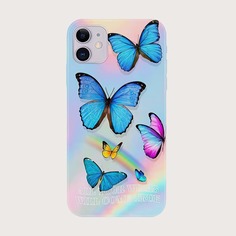 Чехол для iPhone с узором сердечка Shein