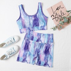 тай дай Спортивный комплектный костюм Shein