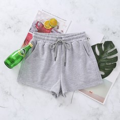 Шорты на кулиске с карманом Shein