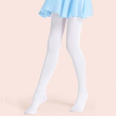 Однотонные колготки для девочек Shein