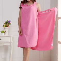 Однотонное носимое банное полотенце 1шт Shein
