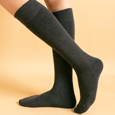 Однотонные длинные носки Shein