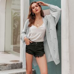 Вязаный кардиган Shein