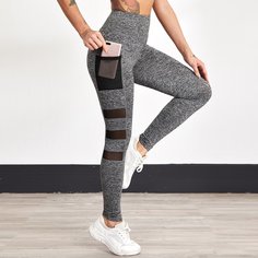Спортивные леггинсы с карманом для телефона Shein
