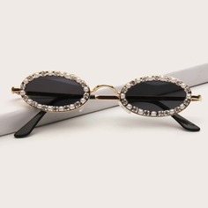 Солнцезащитные очки с искусственным жемчугом Shein