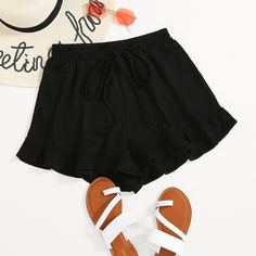 Шорты с узлом Shein