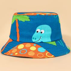 Детская шляпа с мультипликационным принтом Shein