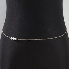 Цепочка с искусственными жемчугами Shein