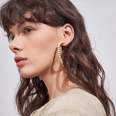 Серьги-кольца с бисерами Shein