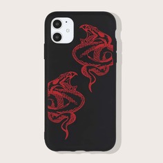 Чехол для iPhone с рисунком змеи Shein