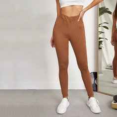 Однотонные леггинсы Shein