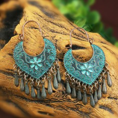 Серьги-подвески с бахромой в богемском стиле Shein