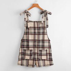 узел в клетку Институтский Комбинезоны Shein