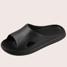 с разрезом Одноцветный Мужские шлепанцы Shein