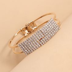 Браслет с листвой и стразами Shein