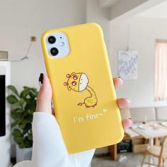 Чехол для iPhone с принтом жирафы Shein