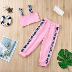 Майка и спортивные брюки для девочек Shein