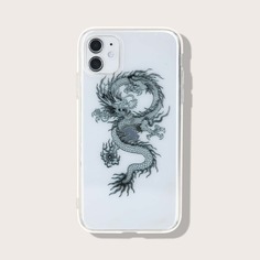 Чехол для iPhone с принтом китайского дракона Shein