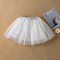 с бантом милый Юбки для девочек Shein