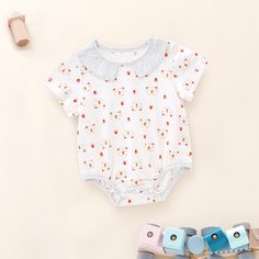Боди с мультипликационным принтом для девочек Shein
