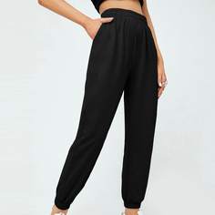 Спортивные брюки с эластичной талией Shein