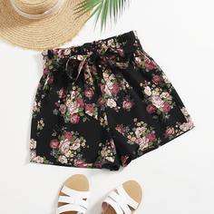 Пояс Цветочный Бохо Шорты Shein
