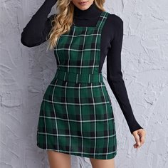 Платье в клетку Shein