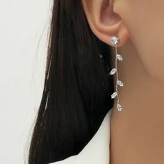 Серьги с кристаллами Shein