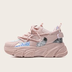 Кроссовки на платформе и шнурках Shein