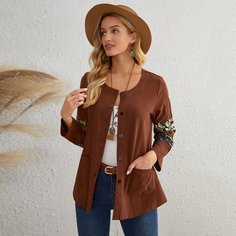 Пальто на пуговицах Shein