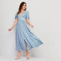 узел цветочный Бохо Платье Shein