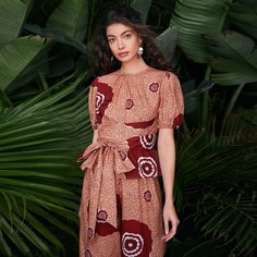 Пояс Принт Бохо Блузы Shein