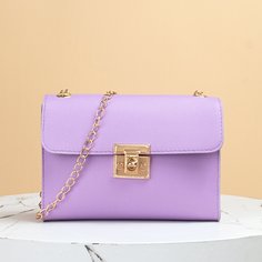 На цепочке Одноцветный Модный Сумка через плечо Shein