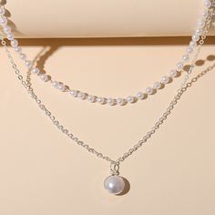 Ожерелье с искусственным жемчугом Shein